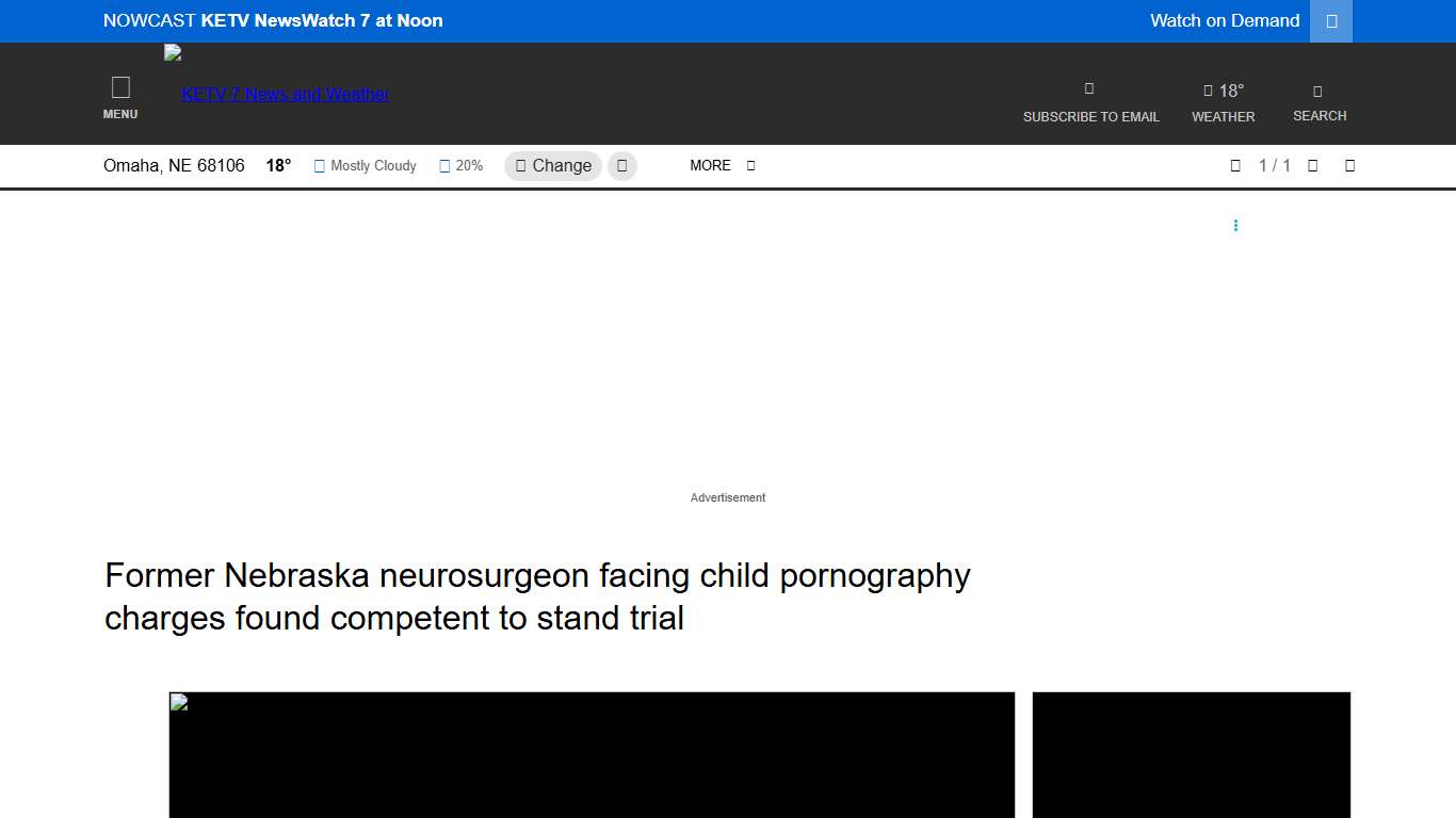 Nebraska neurosurgeon accused of child pornography ruled competent